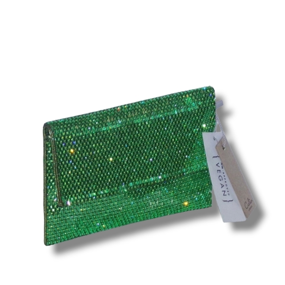 NWT Calin Collection Metallic Clutch with Chain - Picture 2 of 5